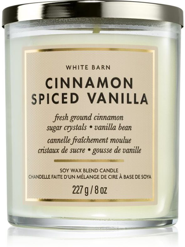 Bath & Body Works Cinnamon Spiced Vanilla scented candle 226 g