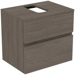 Ideal Standard Waschtischunterschrank Finesse, Ulme dunkel, 602x440x558mm