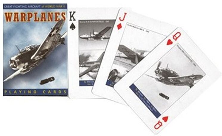 Jeu de 55 cartes Warplanes - Piatnik