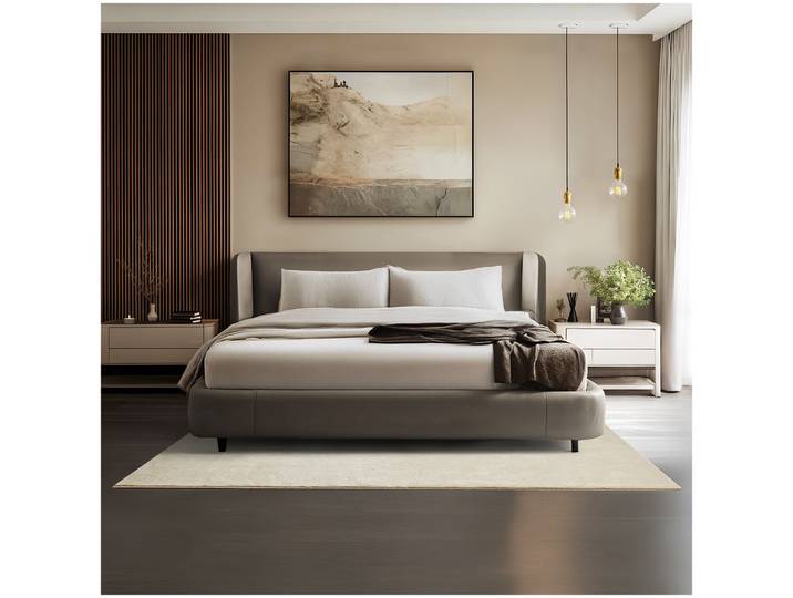Kurzflorteppich Soft Zone - 140 x 200 cm, beige
