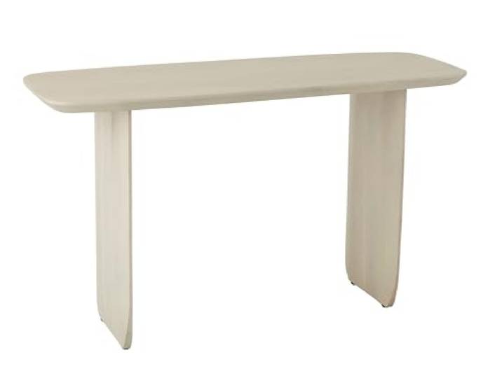 J-line Konsole - Holz - Weiß