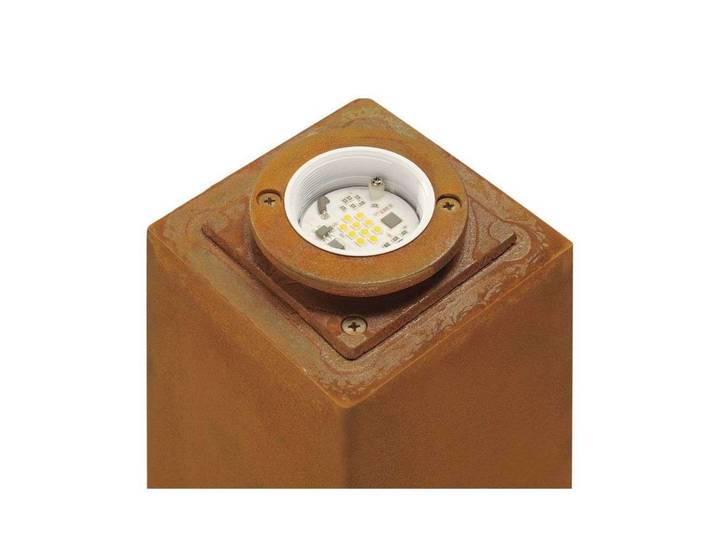 Rusty Square 40 Gartenleuchte LED Rusted Steel - SLV - Terrasse - Metall