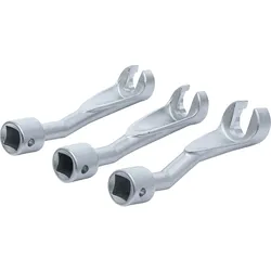 BGS Leitungsschlüssel-Satz offen Antrieb Innenvierkant 12,5 mm (1/2") SW 14 - 17 - 19 mm - 8450