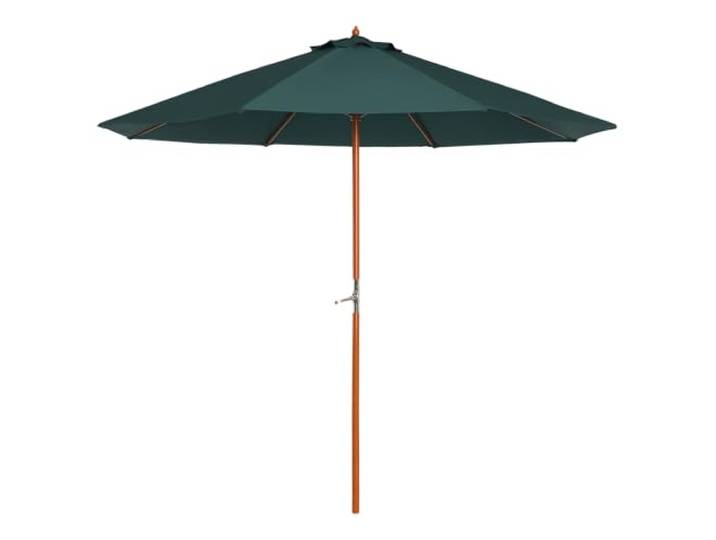 Outsunny Houten Parasol Tuinscherm 2,5m Donkergroen
