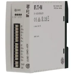 Eaton 144060 SWD-Eingabemodul, 24 V DC, 4 digitale Eingänge mit Versorgung 24 V, 0,5 A, 3-Leiter-Anschluss EU5E-SWD-4DX