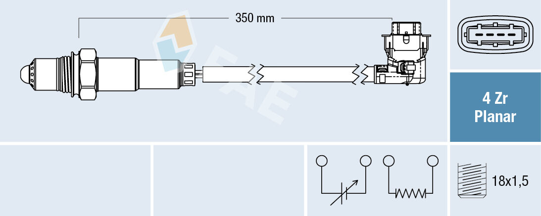 Fae Lambdasonde 77803 Für Saab Wuling Opel Buick