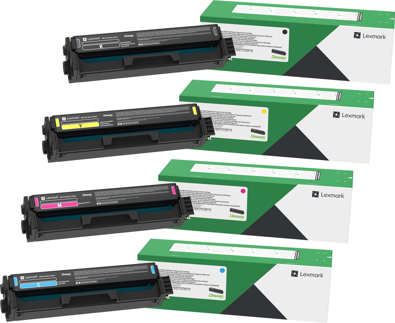 Lexmark Original C332H Toner - 4er Multipack - CMYK OPC332H
