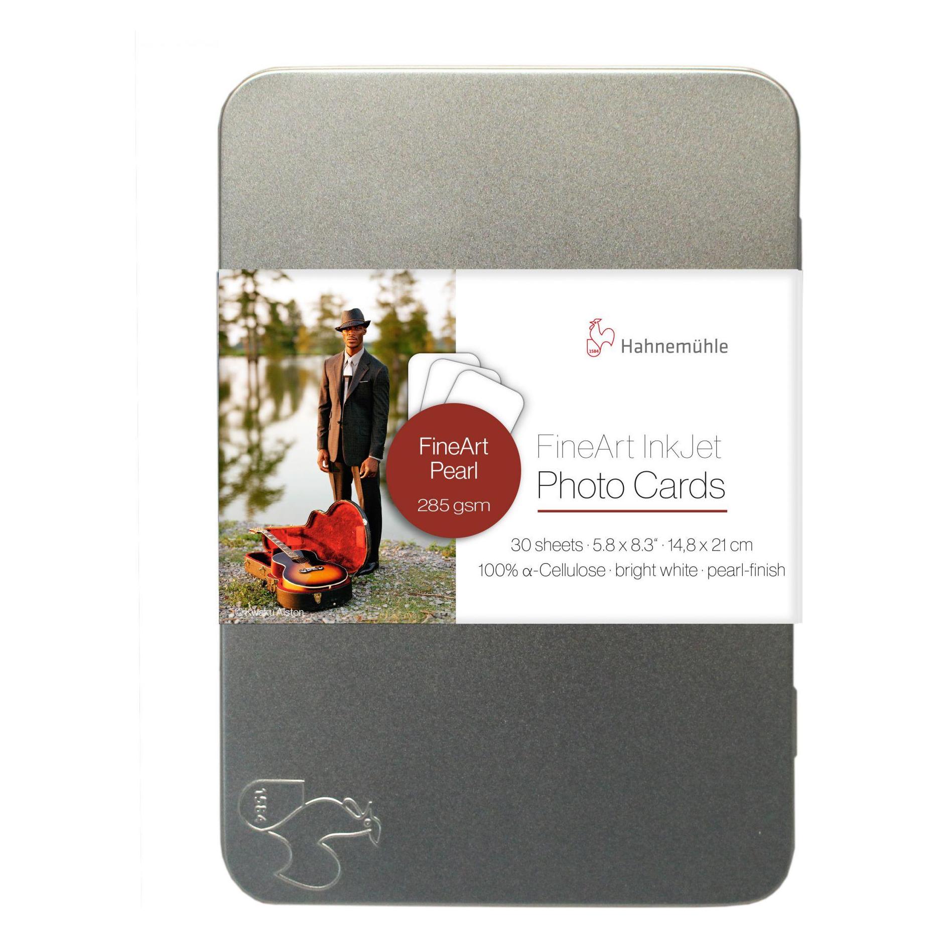 Hahnemühle Photo Cards FineArt Pearl A5 30 Blatt (285 g/m², A5, 30 Stk.) (10640782)