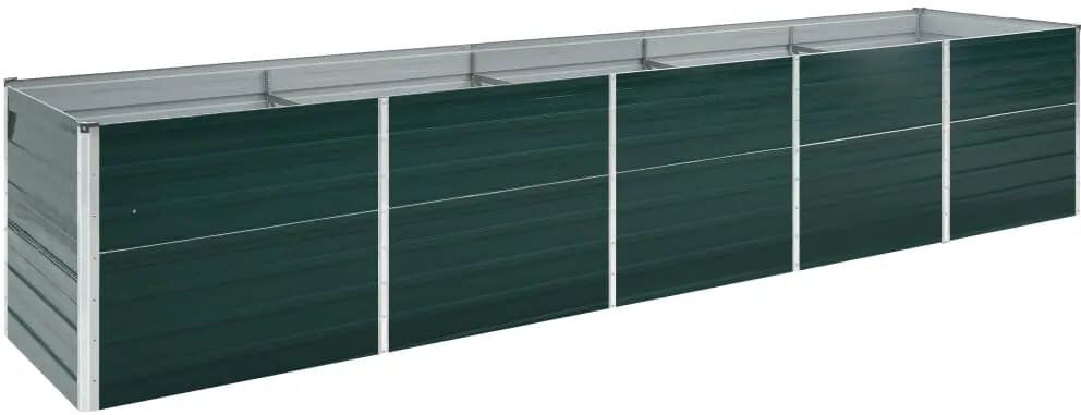 Freeport Park Nichols Handcrafted Outdoor Raised Garden Bed Green 45cm H X 400cm W X 80cm D