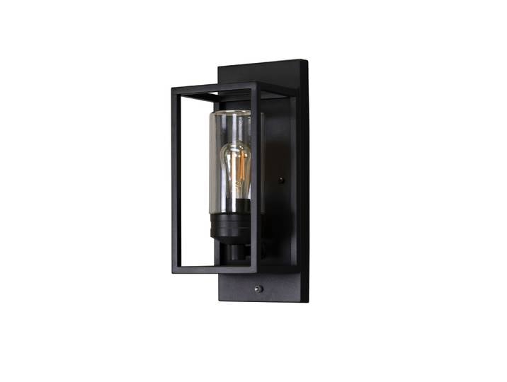 Konstsmide Außenleuchte Wandlampe Trani Schwarz IP44 max. 20W E27