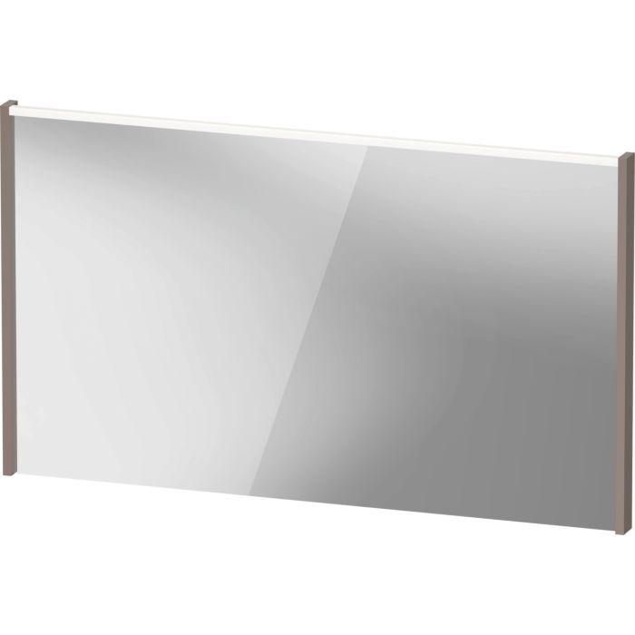 Duravit D-Code Spiegel DC7079043430000 1200x700x48, Basalt Matt, mit LED Beleuchtung