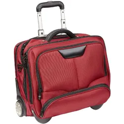 Dermata Business Laptop Trolley Nylon 3456NY Rood, Koffer, Rot