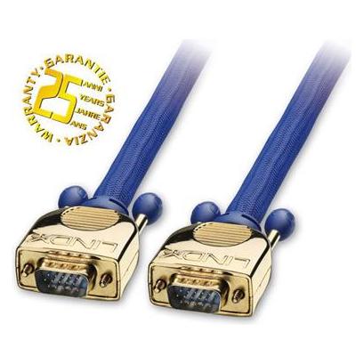 Lindy Premium Gold VGA-Anschlusskabel HD15, 50m (50 m) (37753)