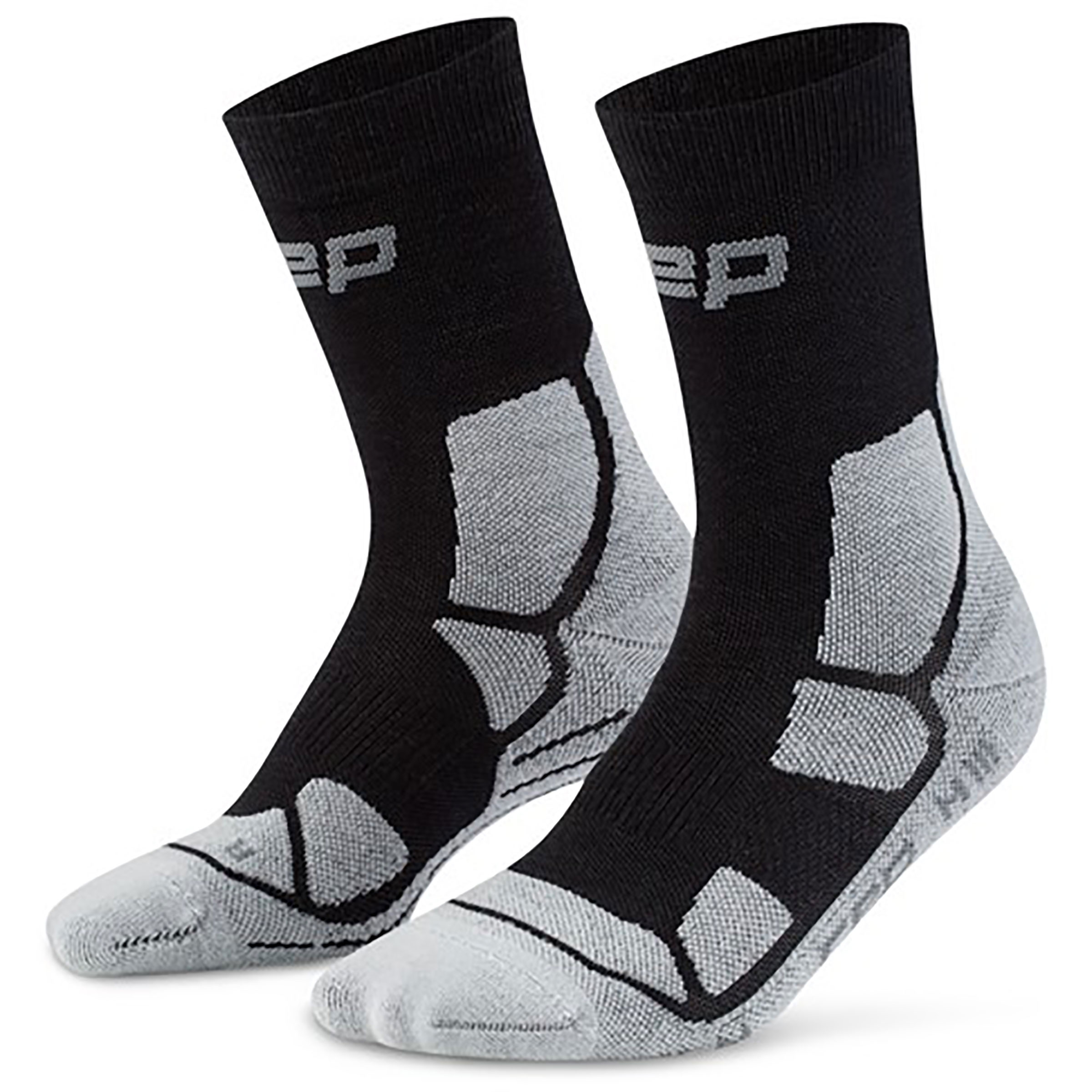 CEP Hiking Mid Cushion Damen Wandersocken schwarz Größe 40 Trekking Widerstandsfähig Merinowolle