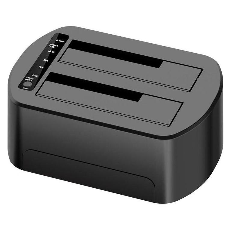 CoreParts USB3.0 dual bay HDD clone (MS-CLONER-SATA2.5-3.5)