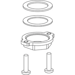 KWC Befestigungs-Set mit Schrauben M33x1.5 538315