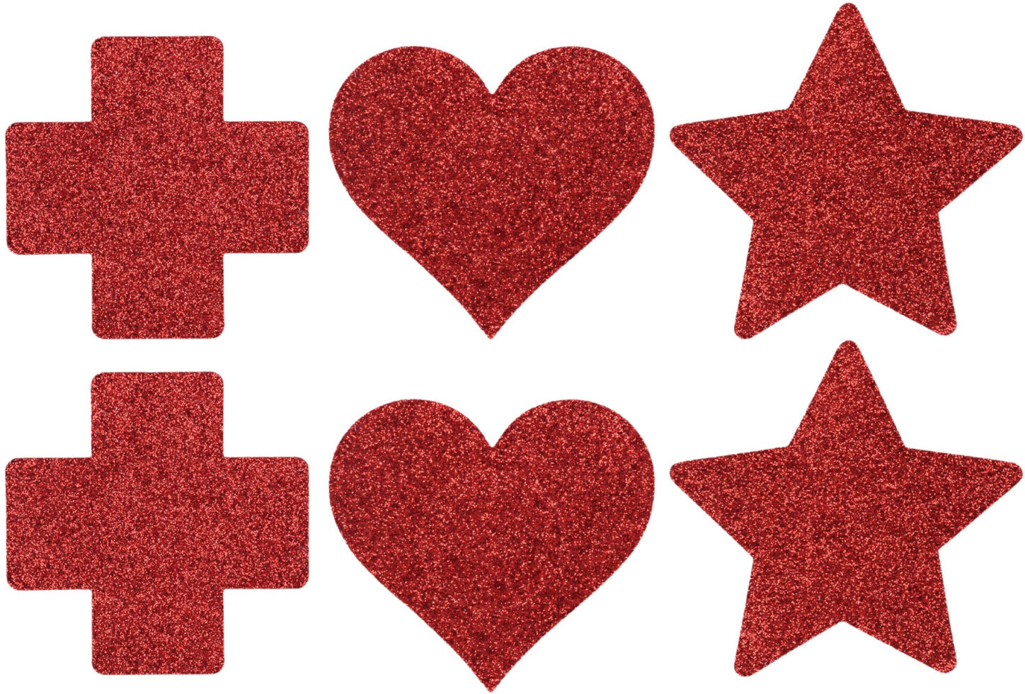 Le Désir - nipple sticker set - 3 pairs (red)