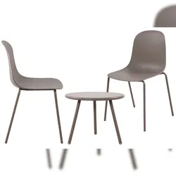 CLP 2er Sitzgruppe Berdin taupe
