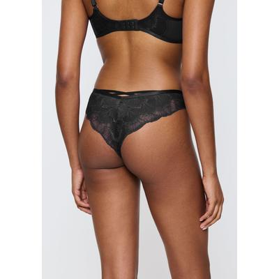 Brasilslip TRIUMPH "Palina Moonlight Kiss", Damen, Gr. 44, schwarz, Spitze, Obermaterial: 86% Polyamid, 11% Elasthan, 3% Polyester, körpernah, Unterhosen, Triumph x Palina Rojinski, Spitze