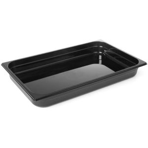 Hendi GN-Behälter Profi Line, 862209, GN 1/1, 9 Liter, Kunststoff, schwarz, Tiefe 65mm