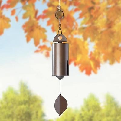 Die tiefe Resonanz-Gelassenheitsglocke, heroische Windglocke, Windspiel für den Außenbereich, Gartendekoration, Retro-Windspiel aus Metallblättern