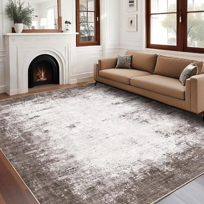 Garvee Minimal Abstract Wash Area Rug