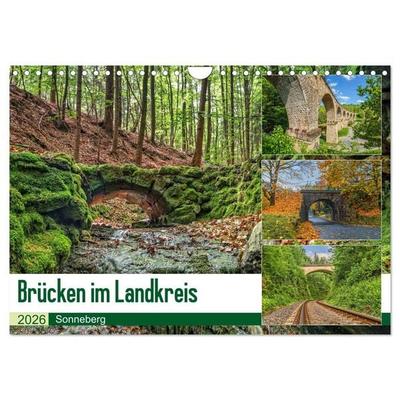 Brücken des Landkreises Sonneberg (Wandkalender 2026 DIN A4 quer), CALVENDO Monatskalender