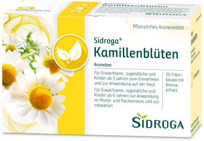 Uriach Germany GmbH SIDROGA Kamillenblüten Tee Filterbeutel 20X1.5 g 01884828