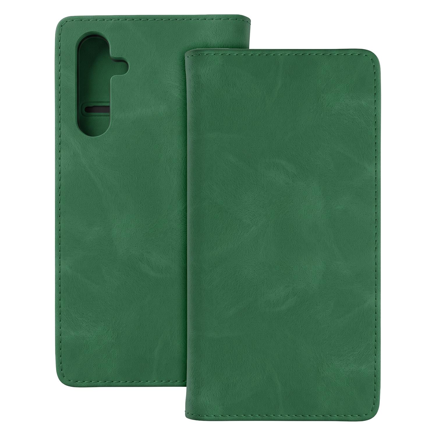 OEM Smart Suede-Hülle für das Samsung Galaxy A55 5G, grün (Samsung Galaxy A55) (GSM276583)