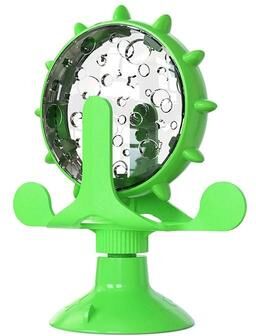 Uplifted Goods Interactive Treat Leaking Toy green