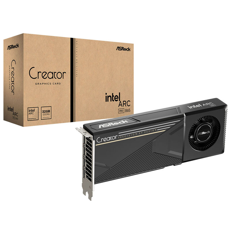 ASRock Arc Pro B65 Creator Grafikkarte, 32768 MB GDDR6