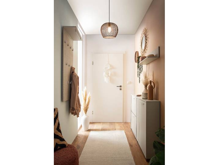 Porte-manteaux mural Edno 50 x 111 x 21cm Beige