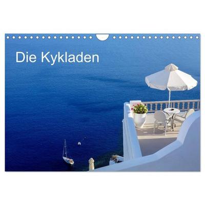Die Kykladen (Wandkalender 2027 DIN A4 quer), CALVENDO Monatskalender