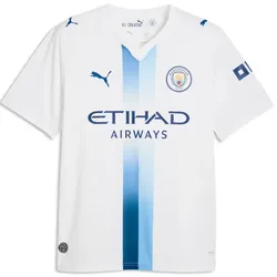 Manchester City Herrenfußballshirt Third Jersey Replica 26/27 - weiß / S