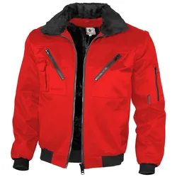 QUALITEX HIGH QUALITY WORKWEAR Pilotenjacke pilotenjacke rot Damen: 48 Herren: XL