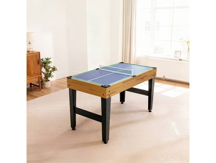 SPORTNOW Table Multijeux 13 en 1 Baby-Foot Billard Ping-Pong 121cm