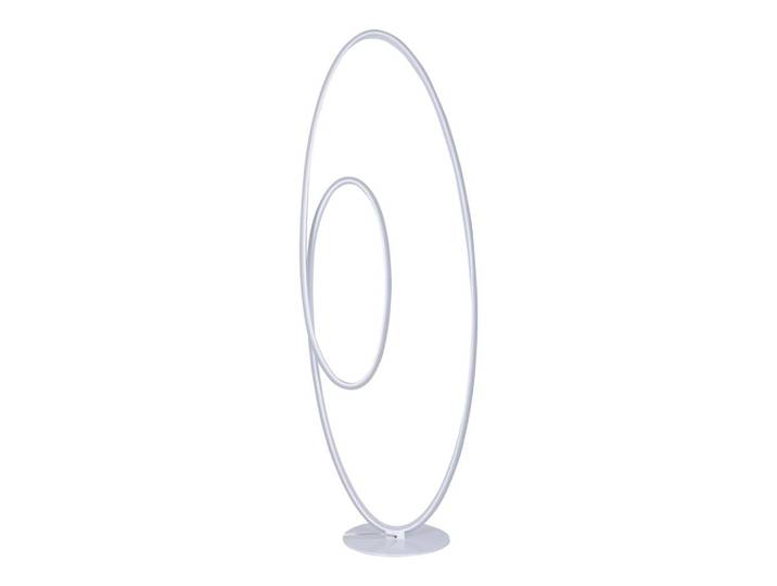 LED-Stehlampe dimmbar Weiß rund, Drehdimmer