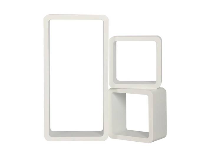 Wandregal SOLA 3er Set weiss