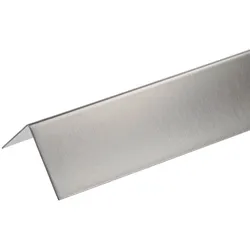 MS Beschläge Edelstahl Wandkantenschutz 1250mm - Eckschutzwinkel Eckschutzprofil G - 20x20mm