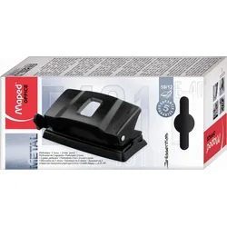 Maped Locher Essentials Metal Metall 12 Blatt schwarz