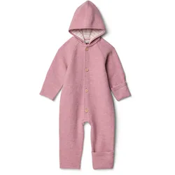 Tchibo - Baby-Walkoverall mit Wolle - Baby - Gr. 50/56 - weiß