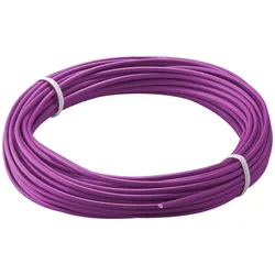 Kupferlitze isoliert, 1x0,14mm, 10m - Farbe: violett