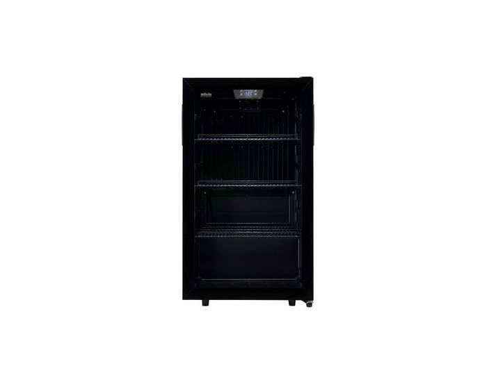 Silva Getränke- und Dosenkühler G-KS 1696 Flaschenkühlschrank 92 Liter Glastür Digital Schwarz