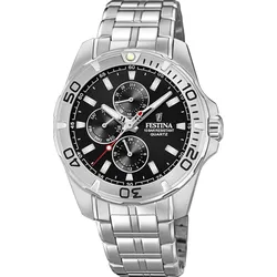 Festina Quarz Herren Multifunktion collection F20445/3 - schwarz,silber - 43.0mm