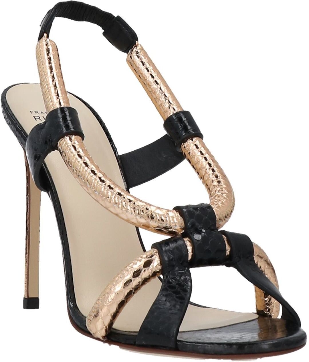 Francesco Russo Sandalias Mujer Oro 35 Mujer