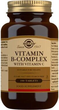 Solgar Vitamina B-Complex con Vitamina C 100comp