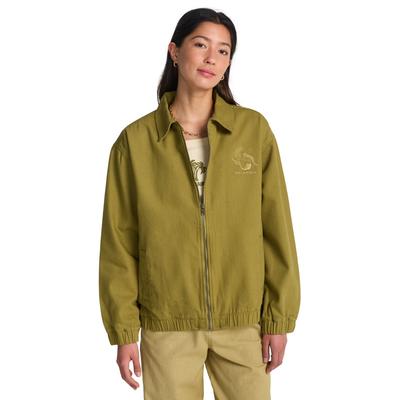 Outdoorjacke BILLABONG "Chill Time", Damen, Gr. XS, grün (cedar grün), Obermaterial: 100% Baumwolle., Jacken Outdoorjacke