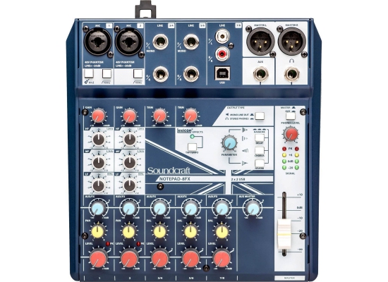Soundcraft Notepad-8FX Digitalmischpult