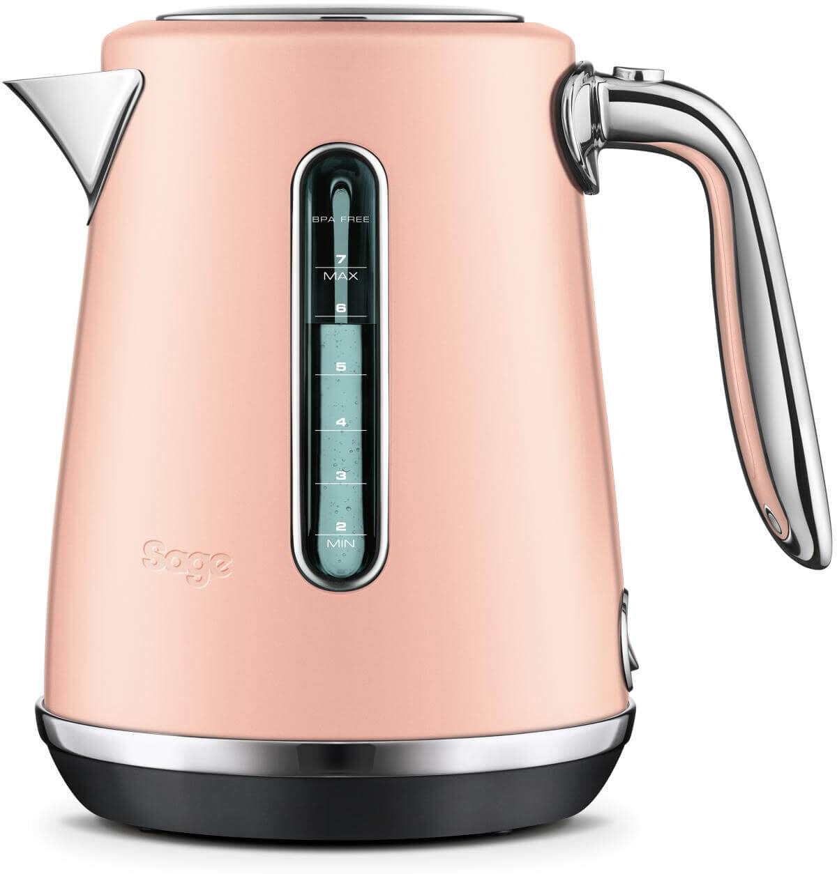 Sage Appliances Luxe Soft Top Kettle & Toast Select 2-Slice Toaster Set - Rosewater Meringue