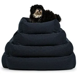 Fossflakes PetBed Mini 50x45 Navy Pinstripe - (PET-BED-050-045-103) (Hund), Hundebett + Katzenbett
